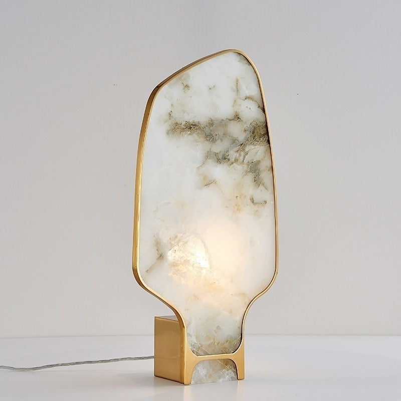 Marble Table Lamp New Chinese Study