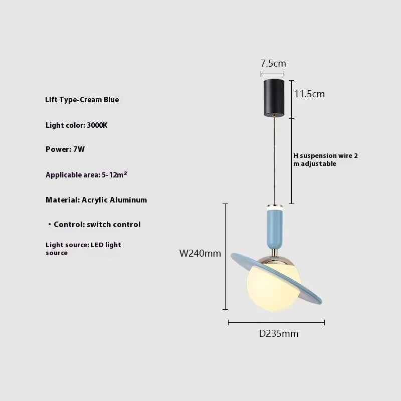 Bedside Small Droplight Children's Room Study Lamps