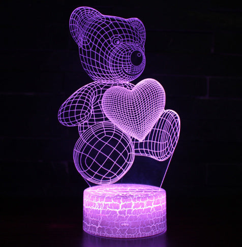 3D Lamp Acrylic USB LED Night Lights Neon Sign Lamp Xmas Christmas Decorations For Home Bedroom Birthday Decor Valentines Day Gifts