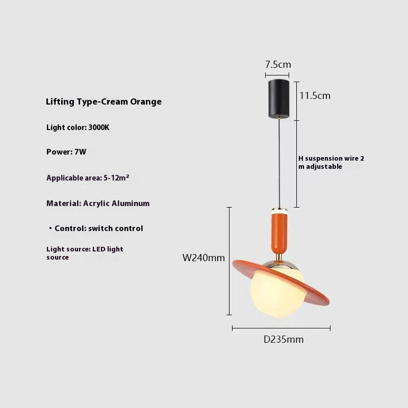 Bedside Small Droplight Children's Room Study Lamps