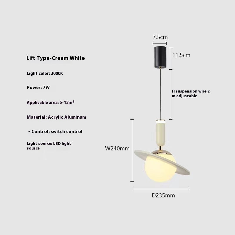 Bedside Small Droplight Children's Room Study Lamps