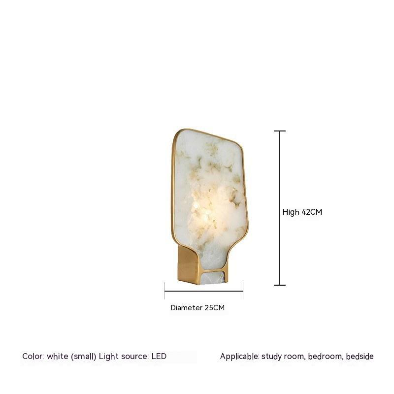 Marble Table Lamp New Chinese Study